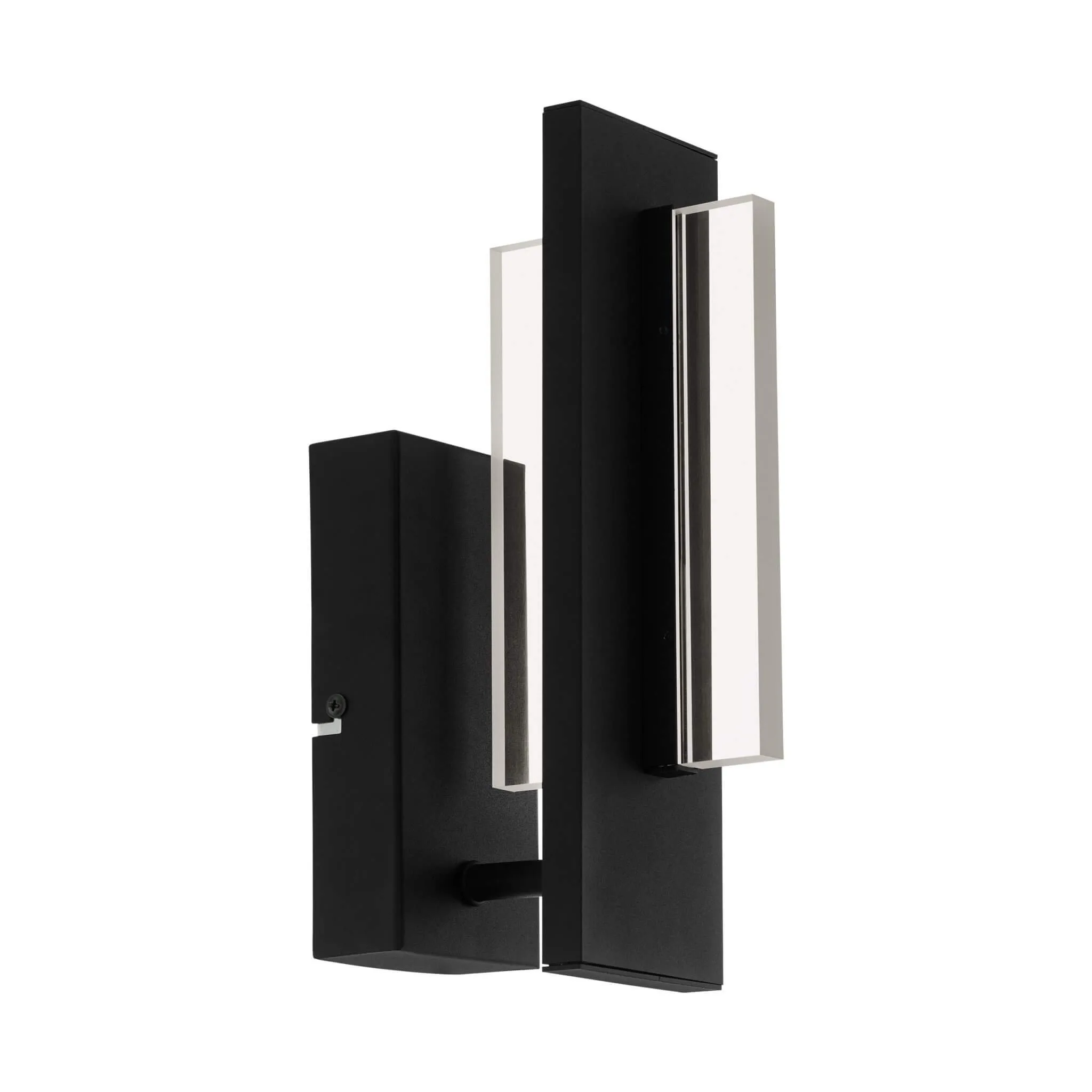 Eglo Spadafora 12.5w LED Wall Light in Black and Clear