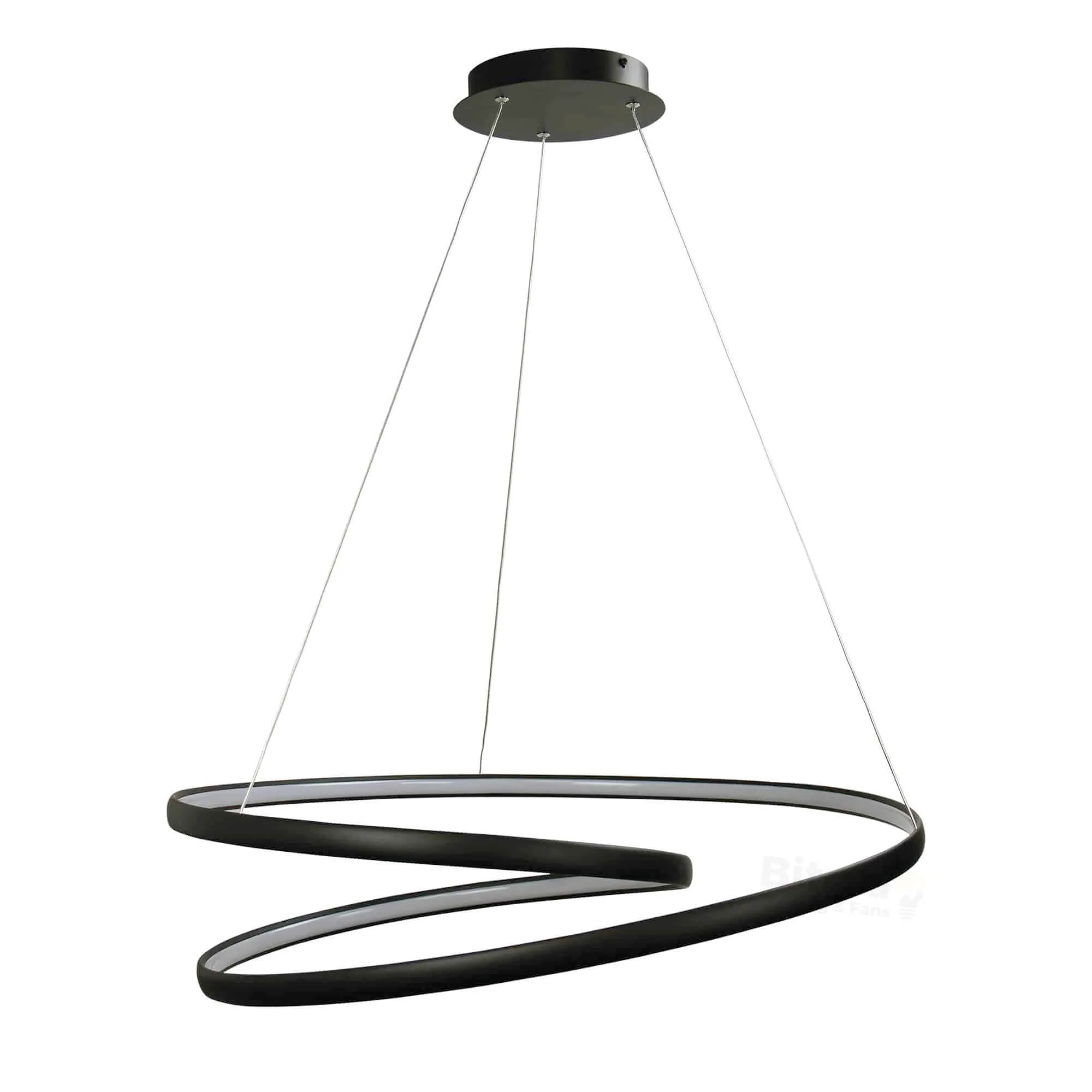 Oriel Infinity 50w LED Ceiling Pendant Light in Black