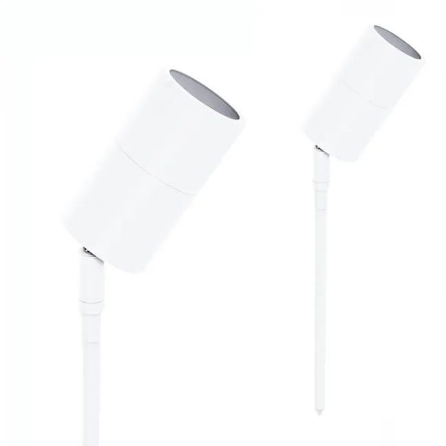 Havit Tivah HV1427T White Aluminium Tri-Colour 5w LED 12v Garden Spike Light