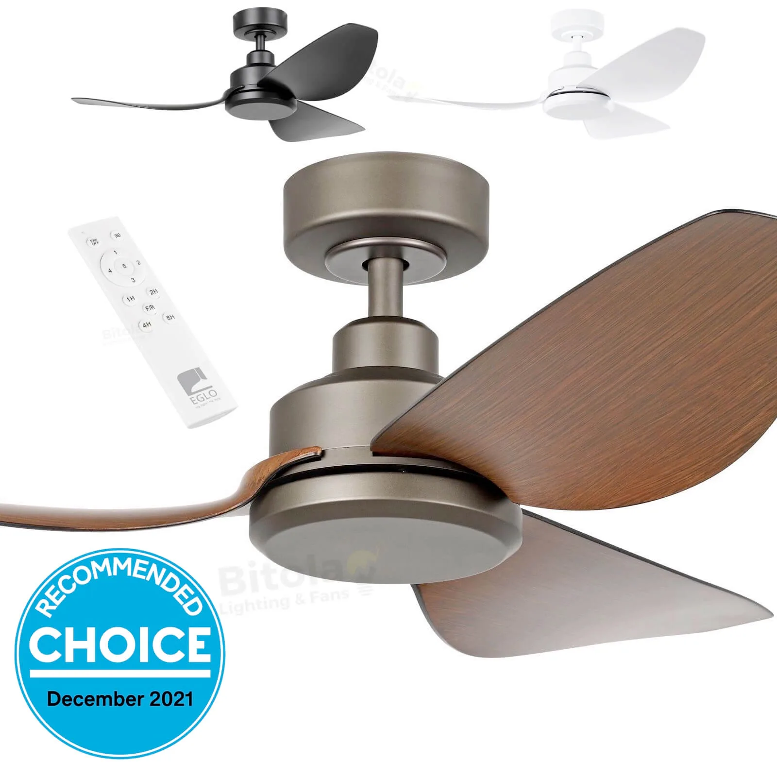 Eglo Torquay Mini 42" DC Ceiling Fan with Remote