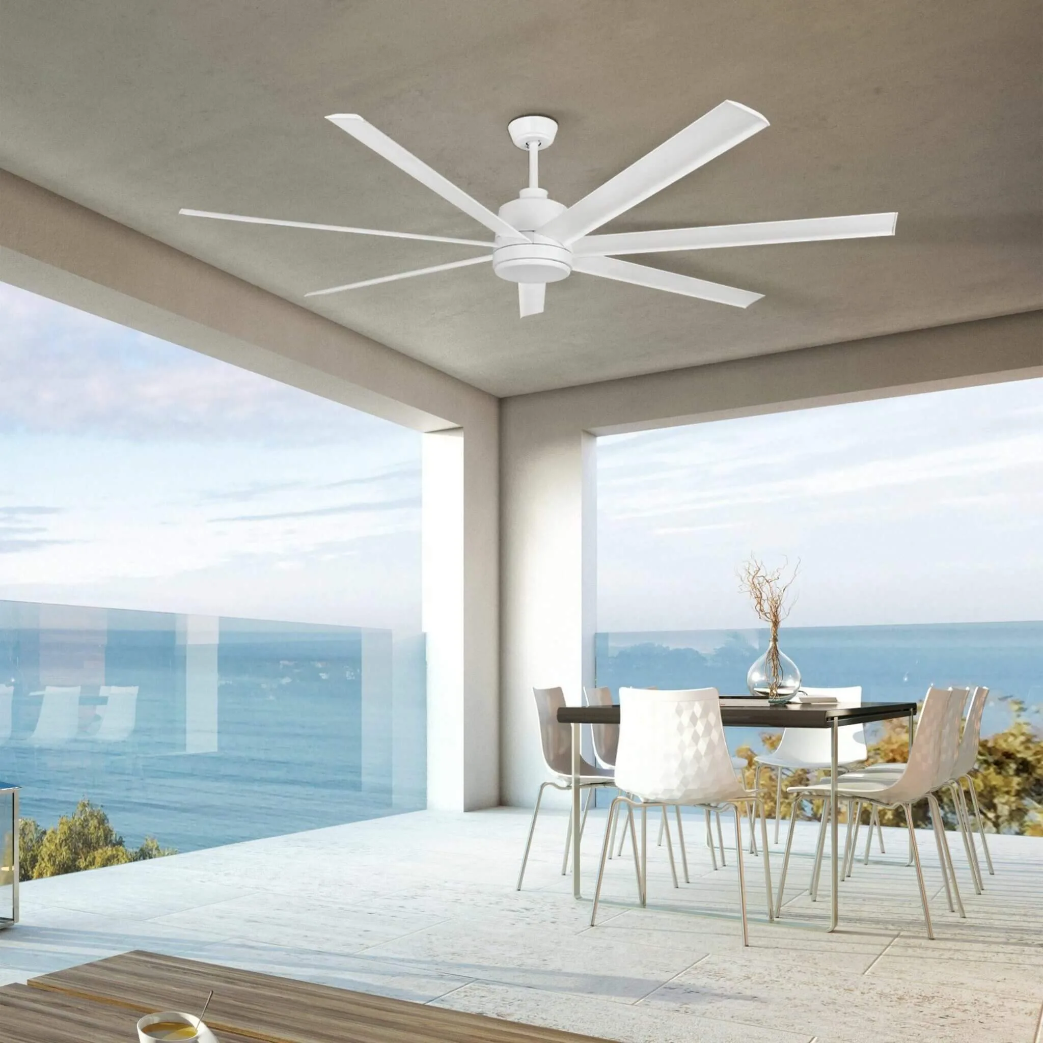 Eglo Tourbillion 80" Large Big DC Ceiling Fan with Remote Controller