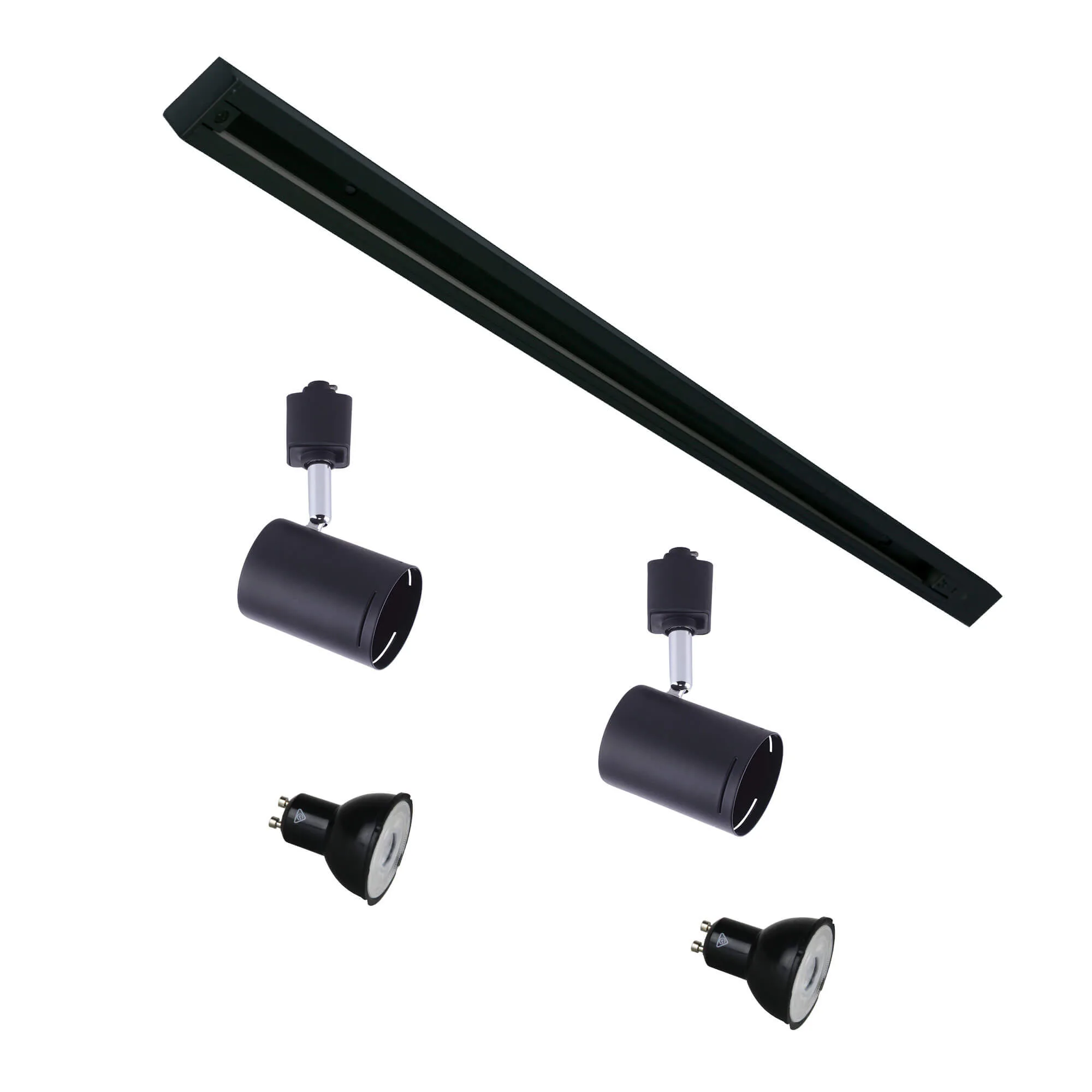 Oriel Black Track Kit - 2 Light