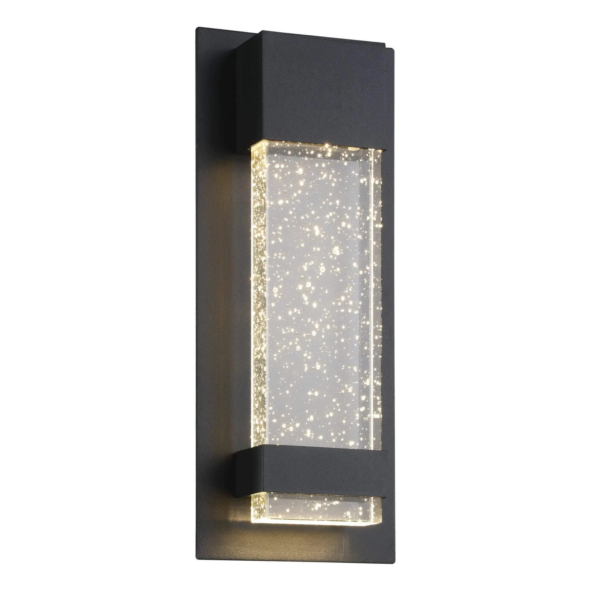 Eglo Villagrazia 2 Black 30cm / 40cm / 60cm / 90cm Tri-Colour LED Outdoor Wall Light