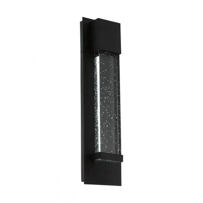Eglo Villagrazia 300mm Black 6w LED Indoor / Outdoor Wall Light Sconce