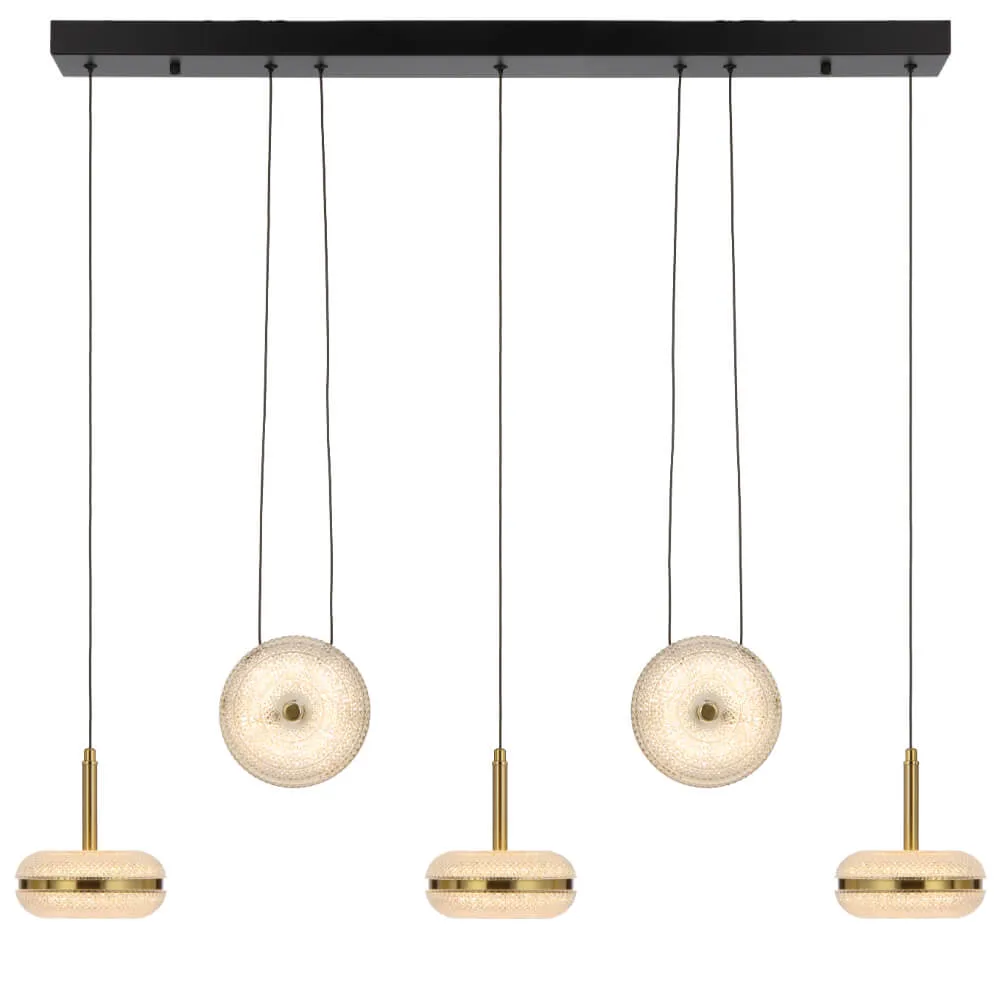 Telbix Govan 5 Light Bar Pendant
