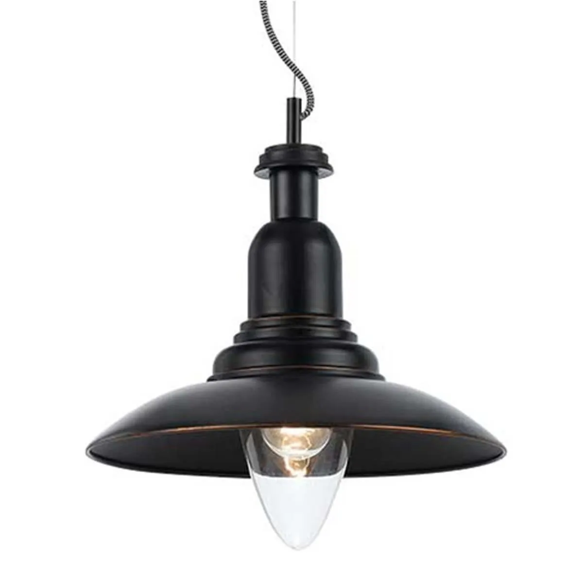 Telbix Marion Industrial Style Metal Pendant Light