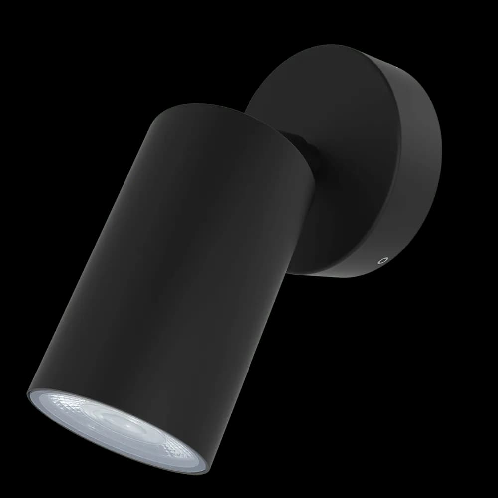 SAL BONDI II LED ADJUSTABLE WALL LIGHT 240V 5W 3/4/6K IP65 BLACK