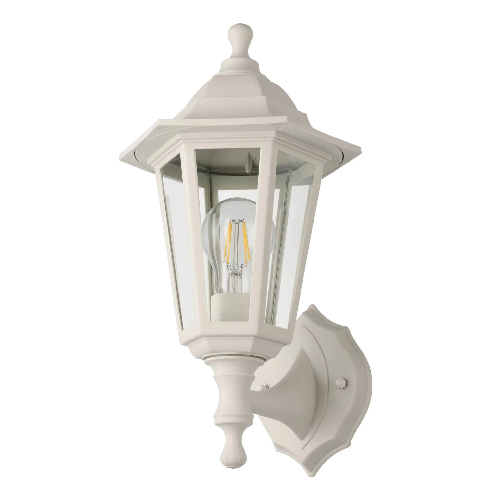 Eglo Duanera White Outdoor Wall Coach Light