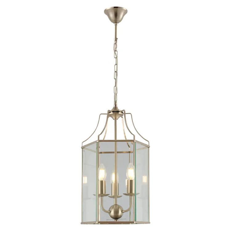 COUGAR LIGHTING ARCADIA 3LT PENDANT S/CHROME