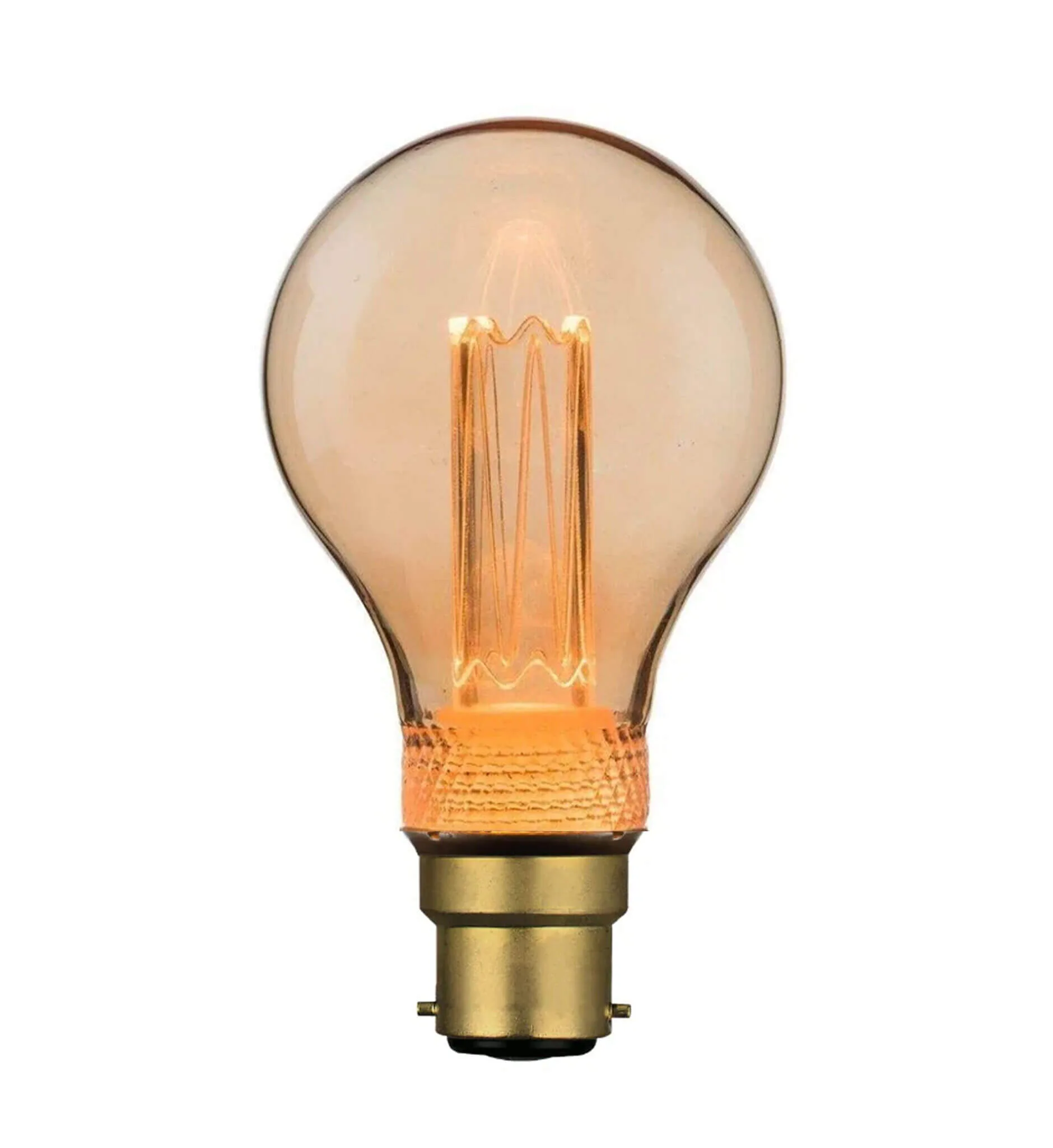 Mercator 2.3W Vintage A60 B22 LED Globe 1800K