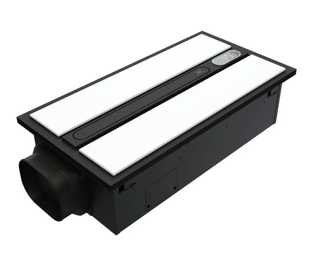 Domus AIRSWAY 6-IN-1 Premium Slimline Bathroom Heater Black