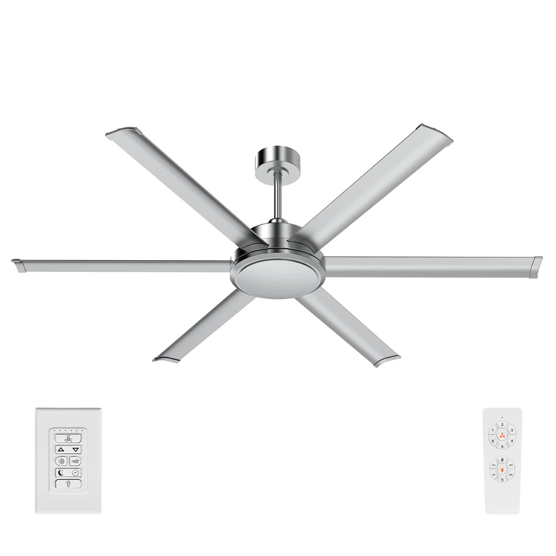 Brilliant Colossus 65" Satin Nickel 22979