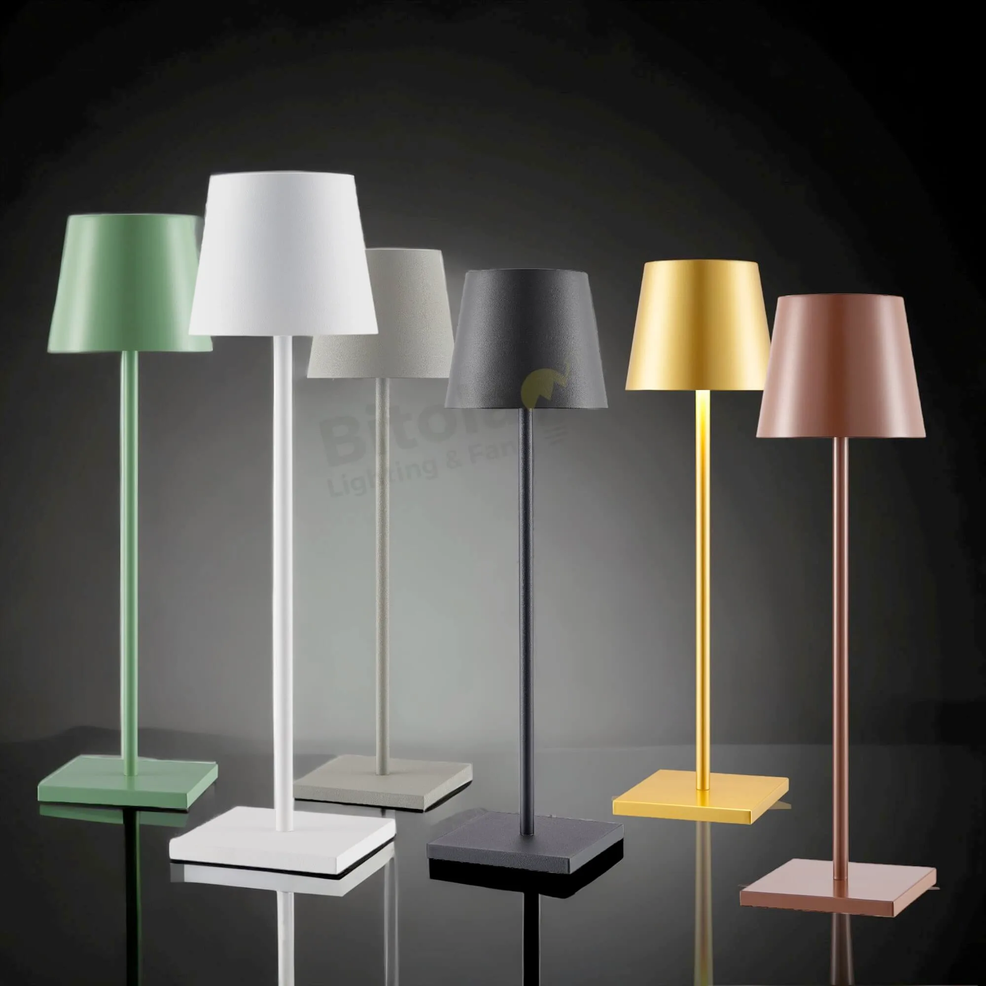 Telbix Clio Rechargeable Cordless LED Touch Table Lamp - IP54