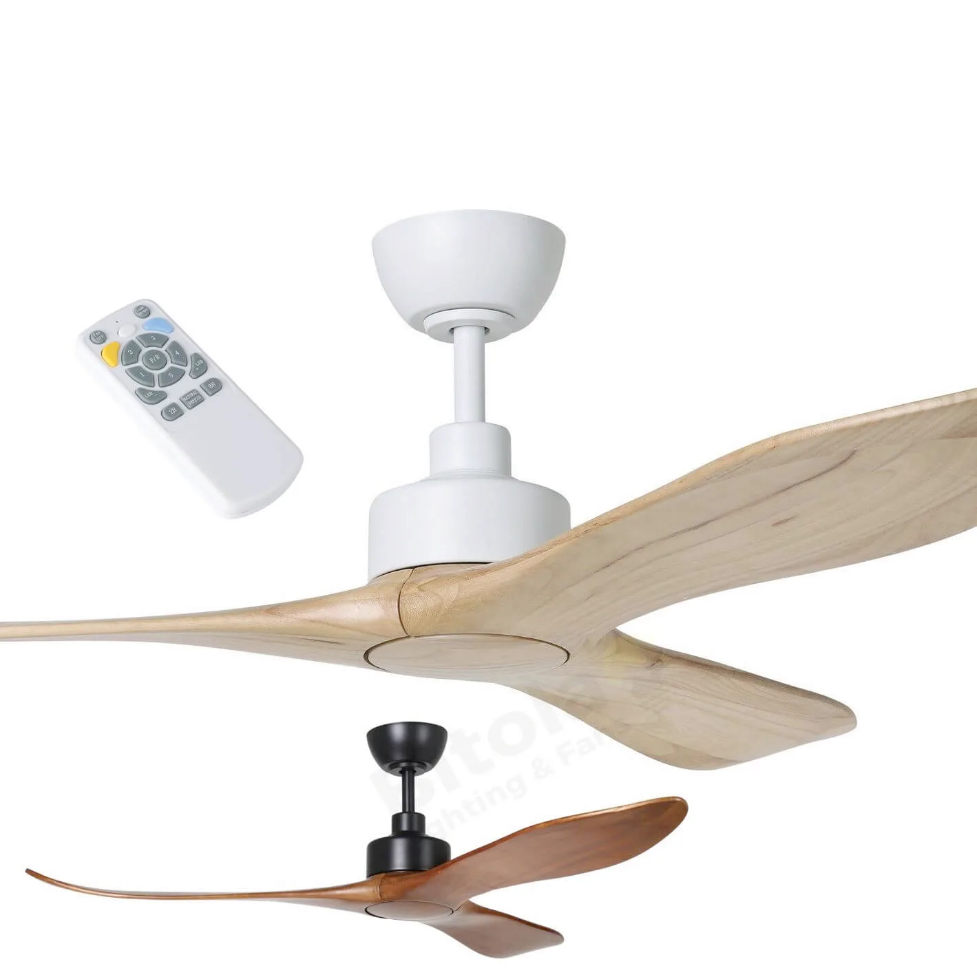 Eglo Currumbin 60" Large 3 Blade DC Ceiling Fan with Remote
