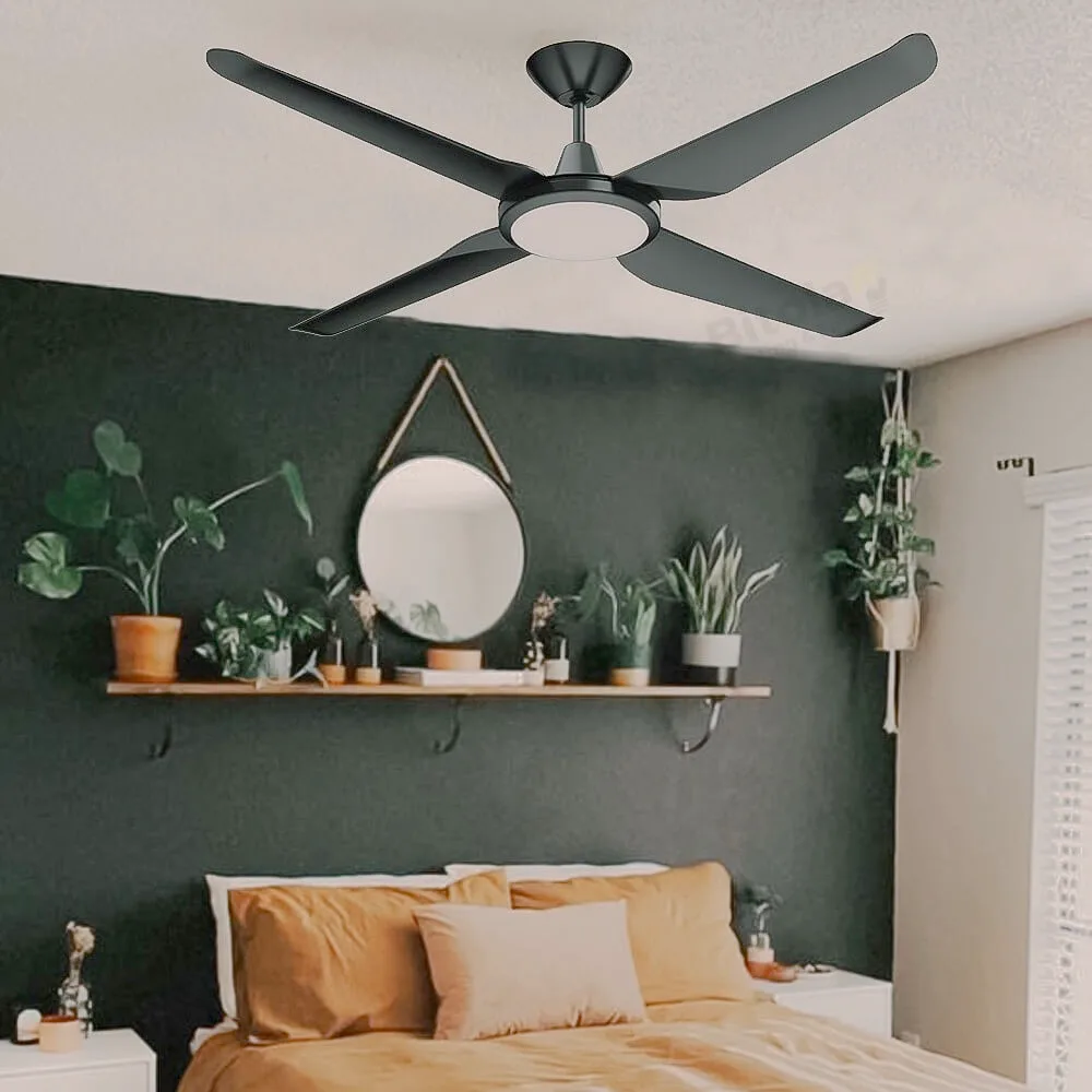 Domus Motion 52" 4 Blade DC Ceiling Fan with LED Light & Remote - Full ABS Polymer