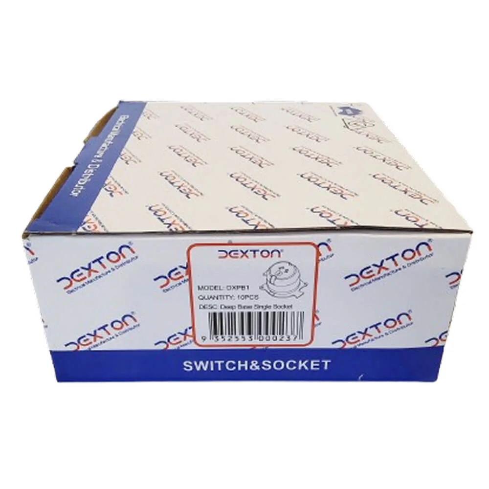 Dexton DXPB1 10 Pack Surface Mounted Sockets
