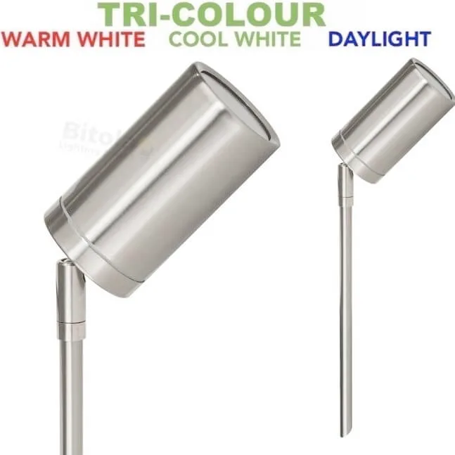 Havit Eden HV1402T 316 Stainless Steel Tri-Colour 5w LED Garden Spike Light
