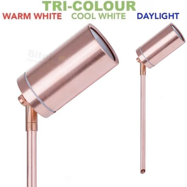 Havit Eden HV1412T Solid Copper Tri-Colour 5w LED Garden Spike Light