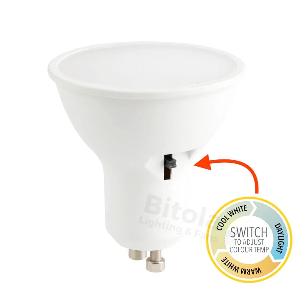 Havit 5W GU10 Tricolour (3000K, 4000K, 5000K) - 240V