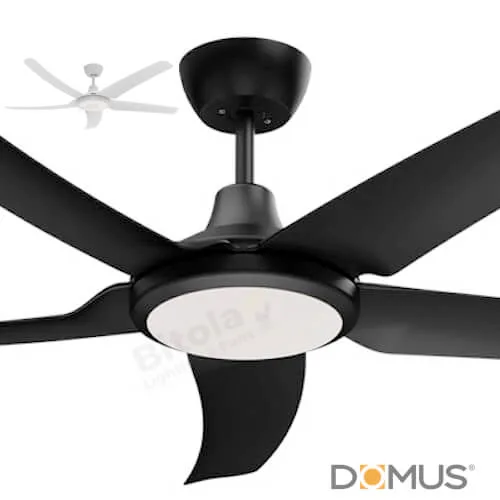 Domus Hover 56" 5 Blade DC Ceiling Fan with LED Light & Remote - Full ABS Polymer