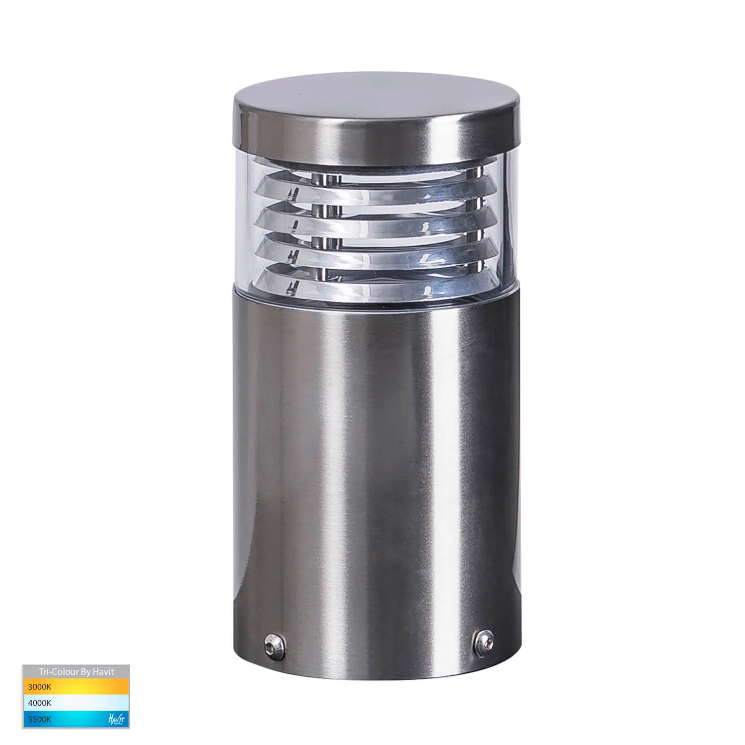 Havit Mini Bollard HV1615T-SS316 316 Stainless Steel Louvred LED Light - 190mm