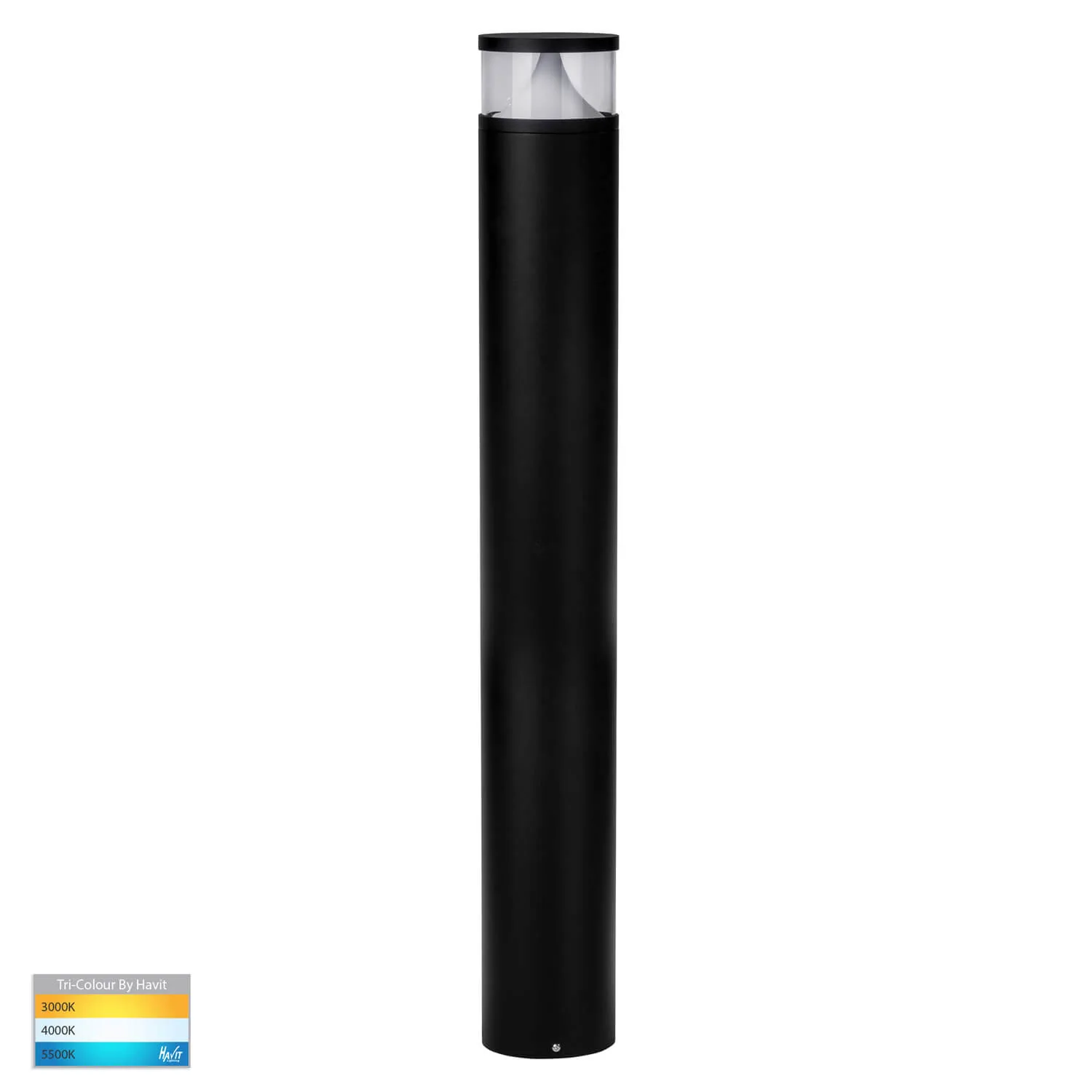 Havit Divad HV1629T-BLK-240V-RND Round 12w LED Bollard Light - 1000mm
