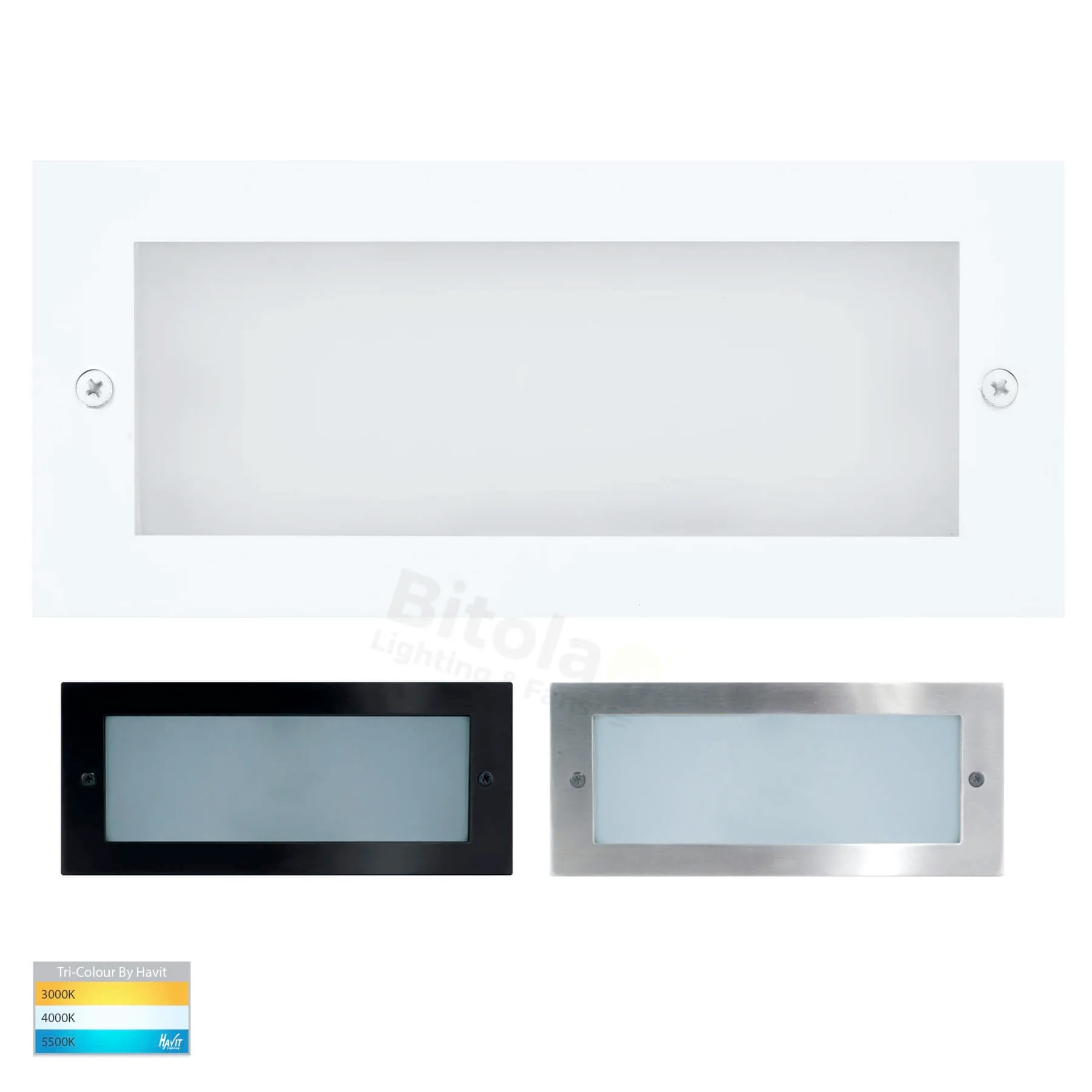 Havit Bata HV3003T Tri-Colour 10w LED Brick Light - Plain Face