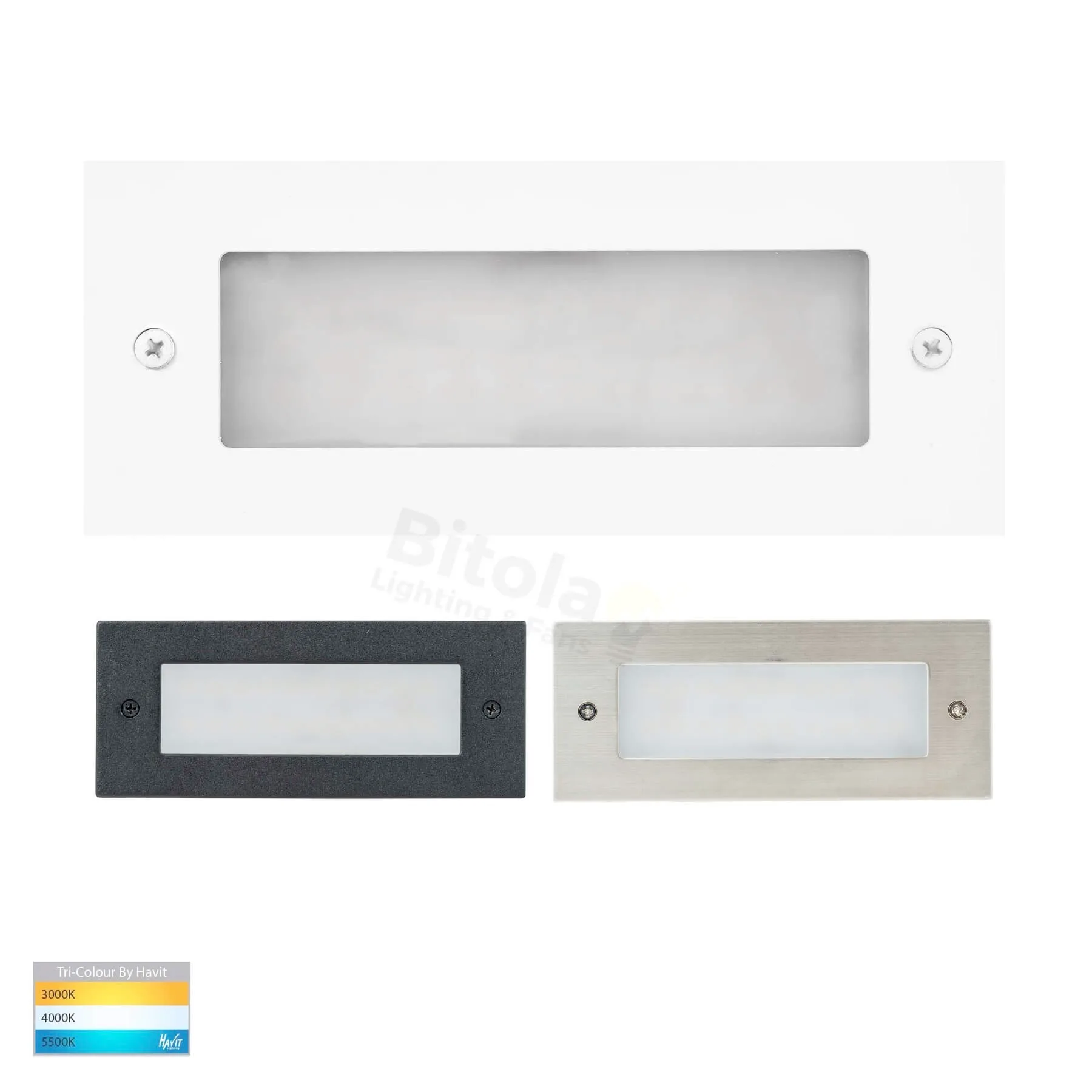 Havit Bata HV3005T 12v Tri-Colour 6w LED Brick Light - Plain Face