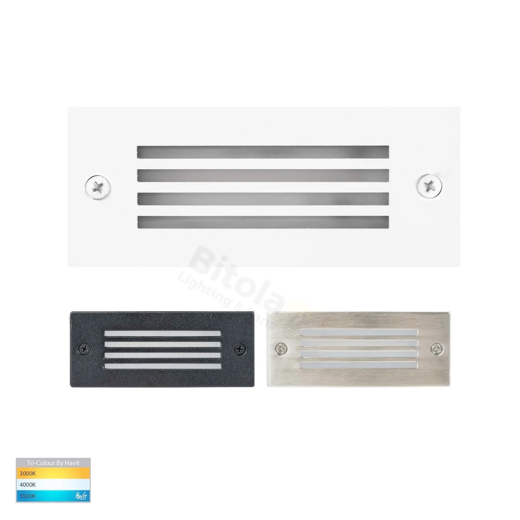 Havit Bata HV3008T 12v Tri-Colour 3w LED Brick Light - Grill Face