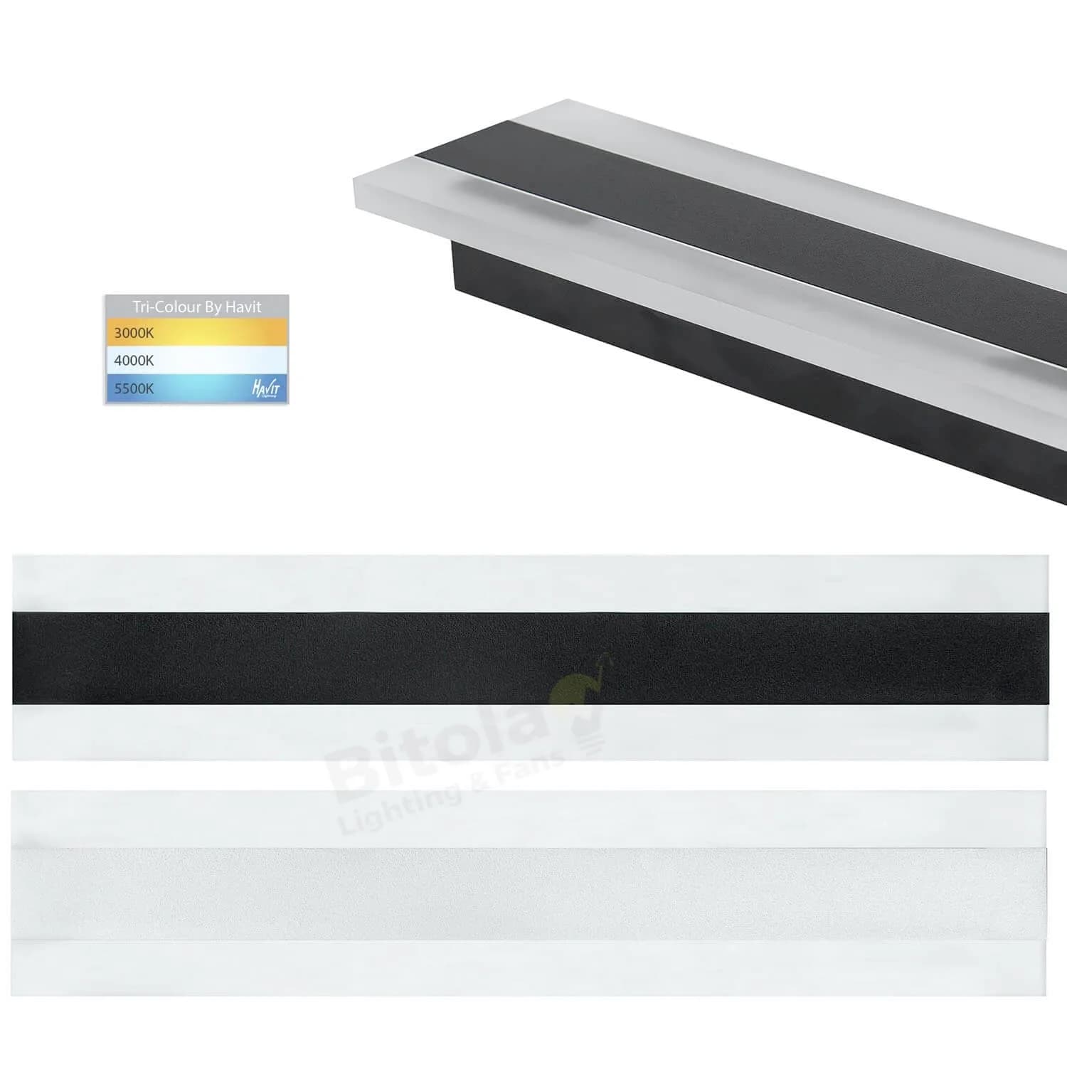 Havit Barline HV3582T 600mm Tri Colour LED Linear Wall Light