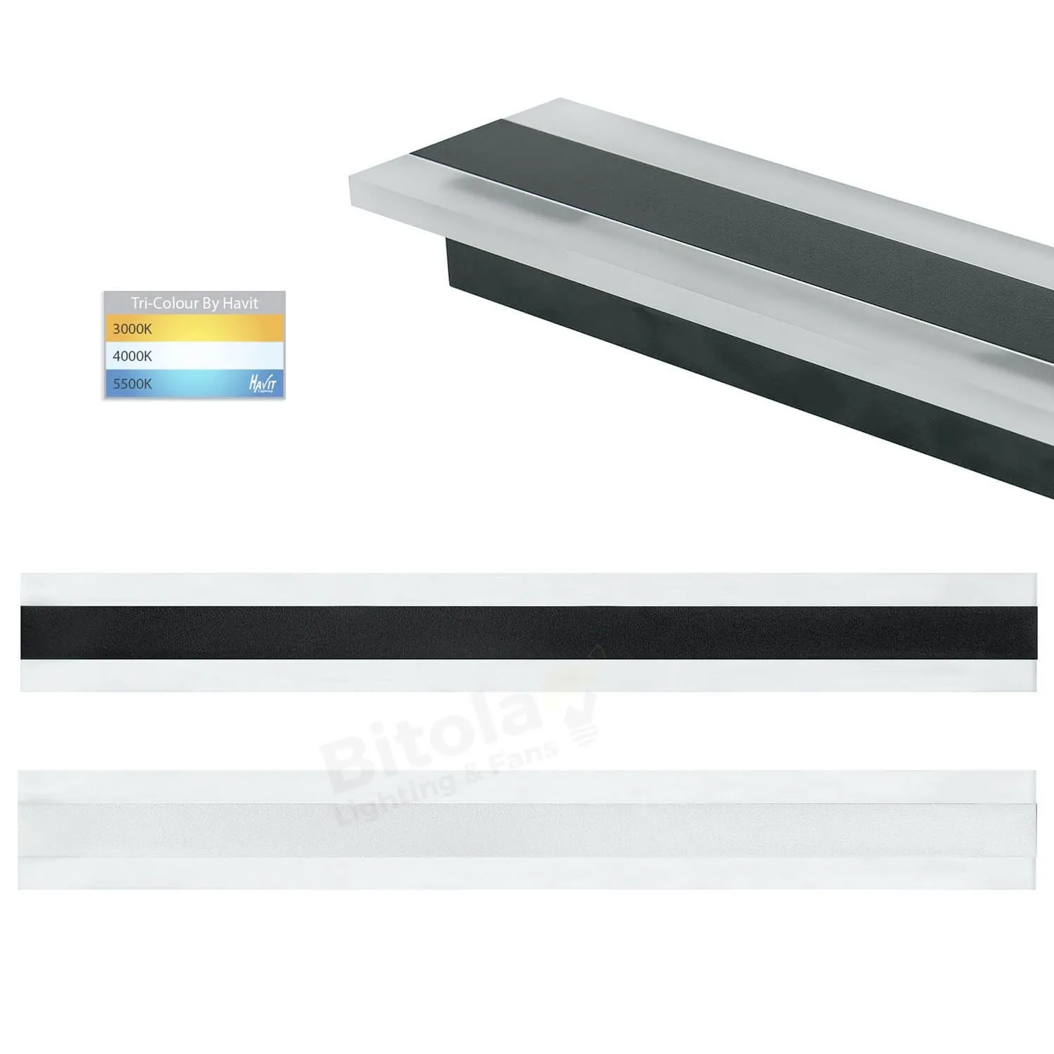 Havit Barline HV3584T 1000mm Tri Colour LED Linear Wall Light