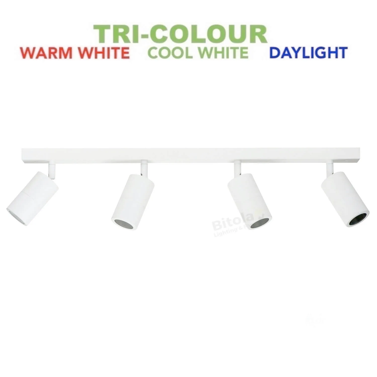 Havit Tivah HV4001T-4 Aluminium Tri-Colour LED 4 Light Bar Adjustable Spotlights