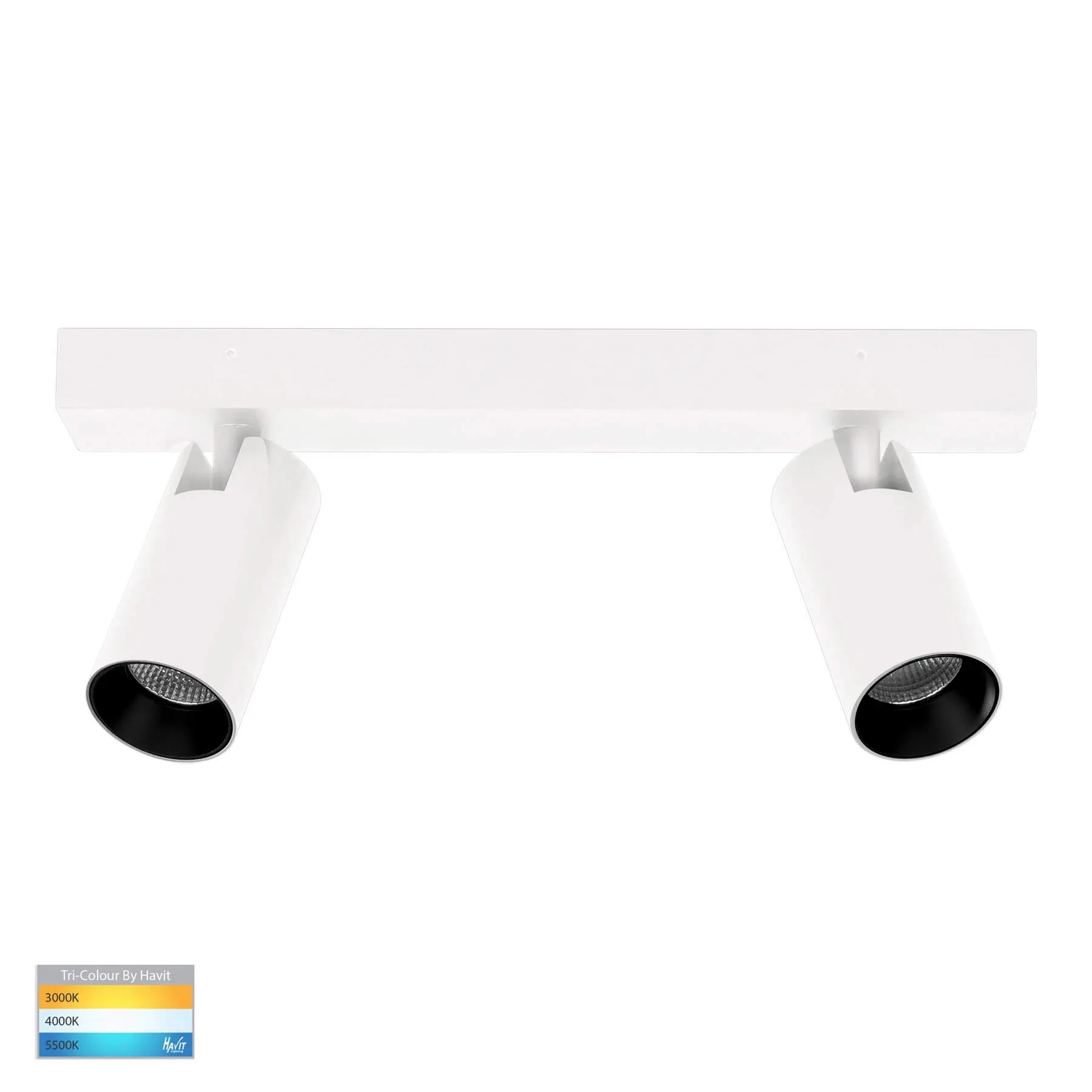Havit Revo HV4002T-2 Tri-Colour 2 x 8w LED Double Adjustable Bar Spot Light