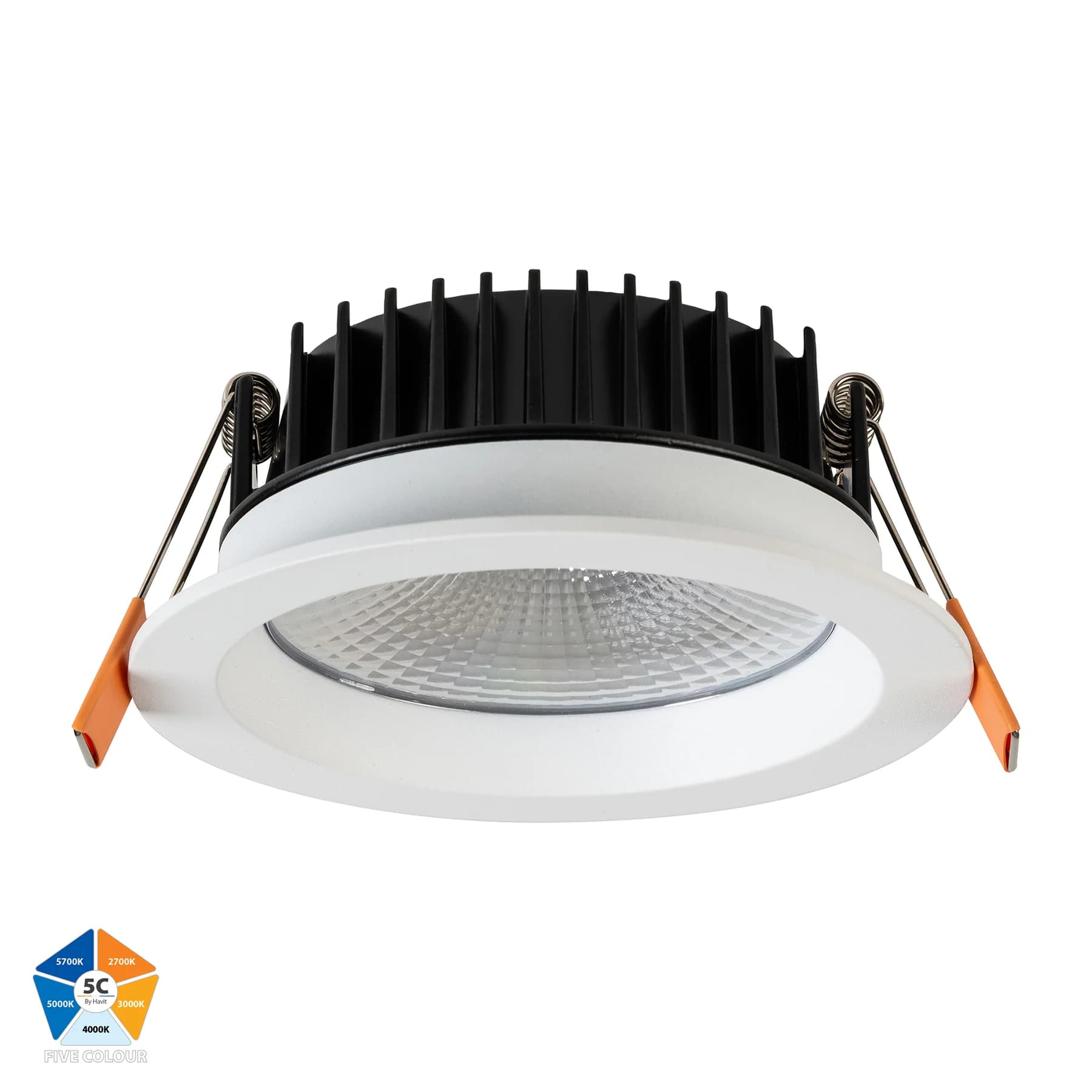 Havit Ora 13W Semi Recessed Downlight 90mm HV5530T-WHT