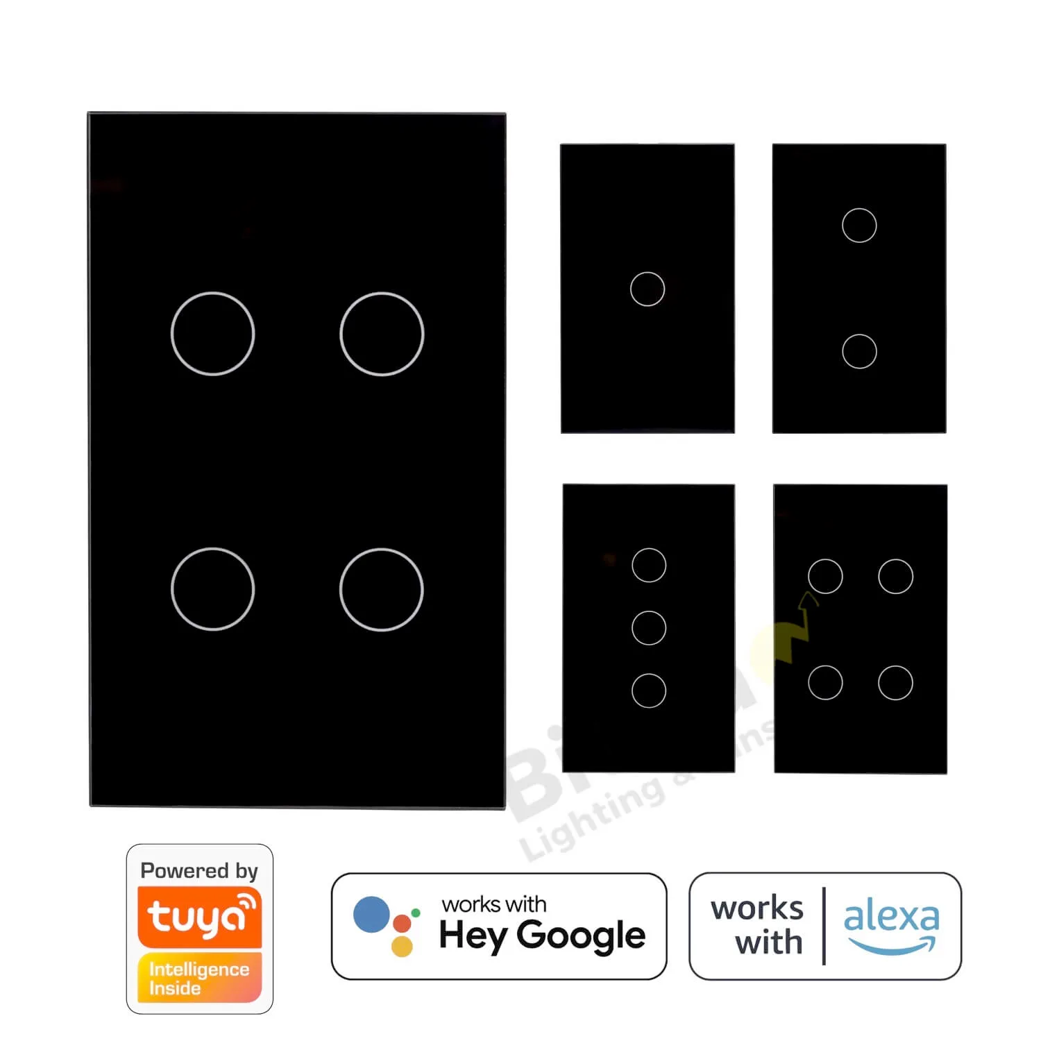 Havit Wifi Gang Switches Black HV9210