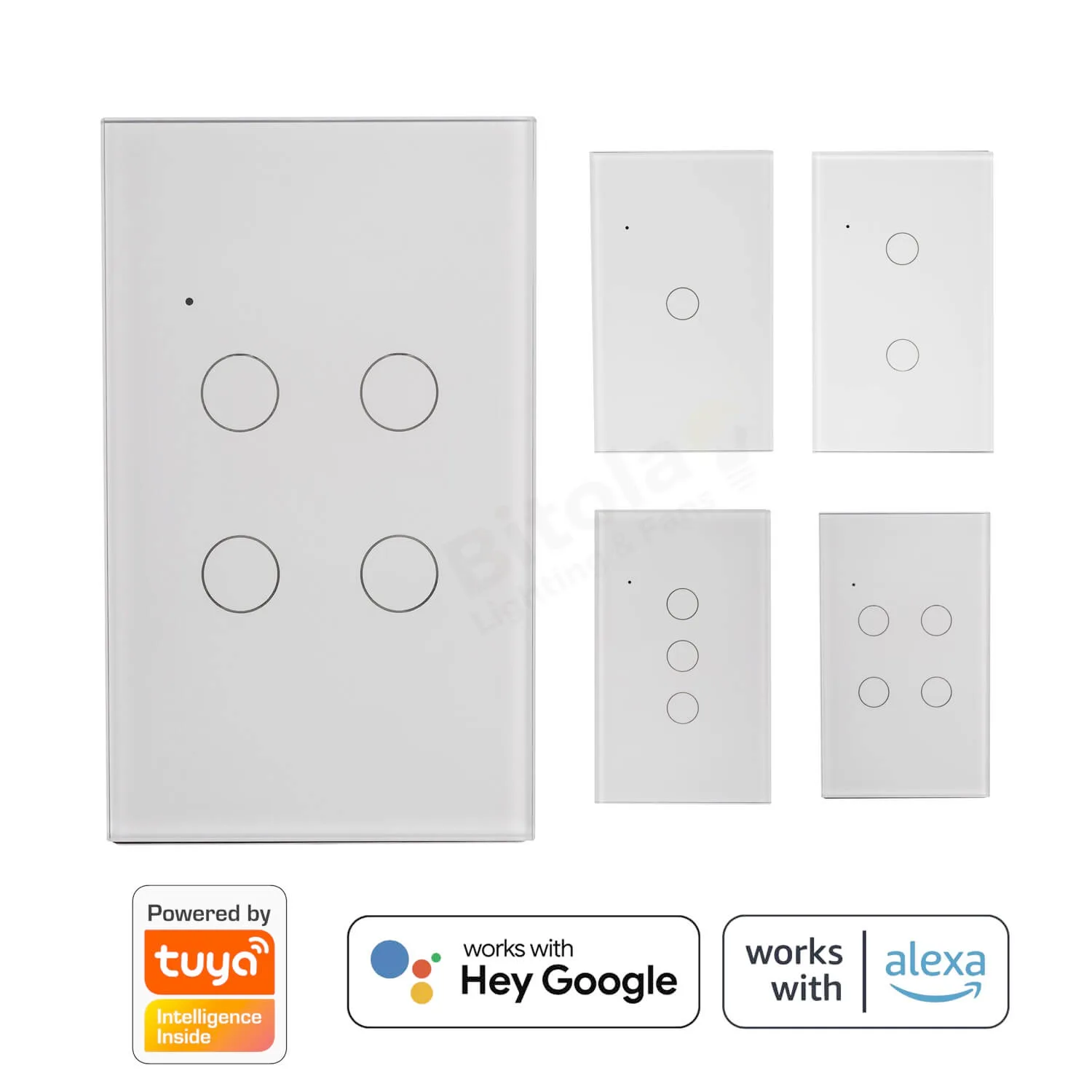 Havit Wifi Gang Switches White HV9110