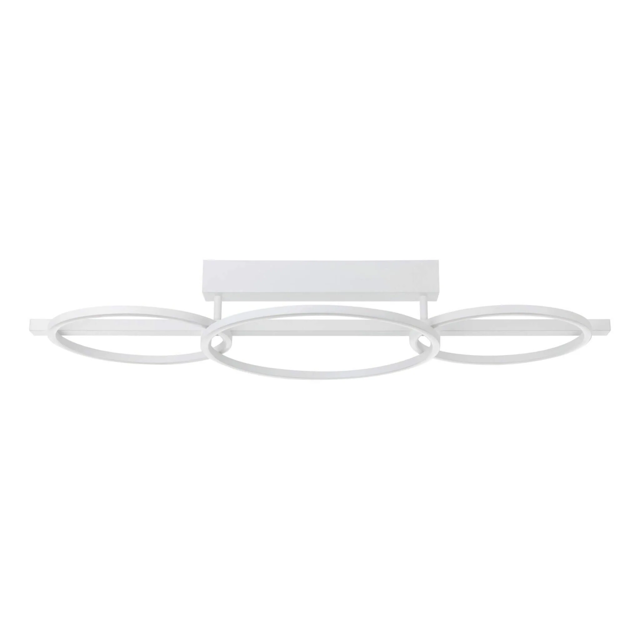Eglo Lanacera 40w LED 3 Halo Ring CTC Ceiling Pendant Light in White