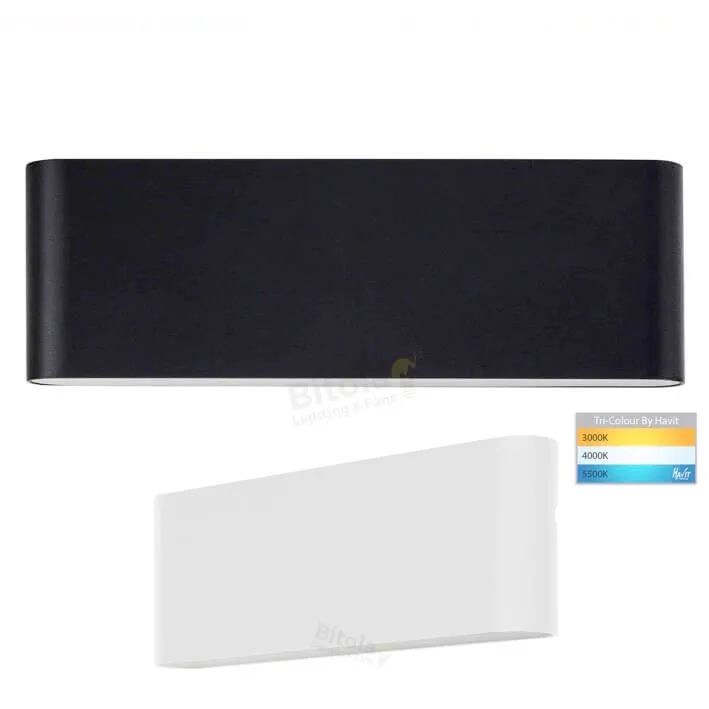 Havit Lisse HV3652T Extra Wide Slim 12w LED Tri-Colour Fixed Down Wall Lights