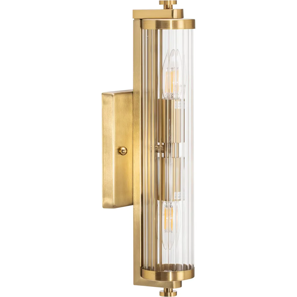 Lighting Inspirations Rockford 2 Light Wall Satin Brass