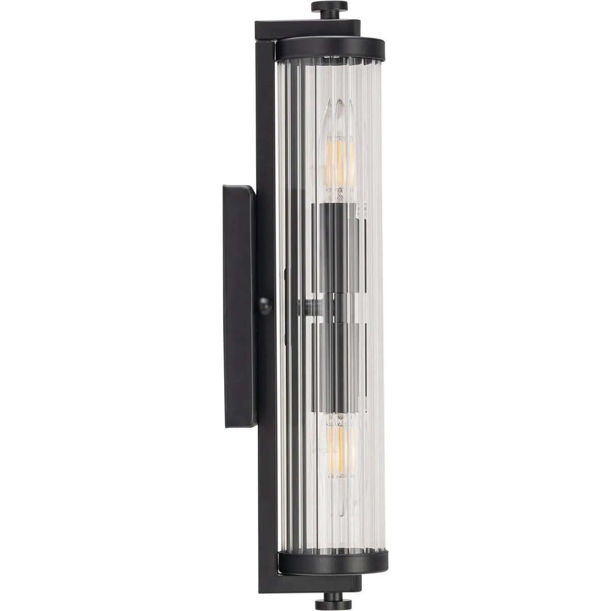 Lighting Inspirations Rockford 2 Light Wall Matte Black