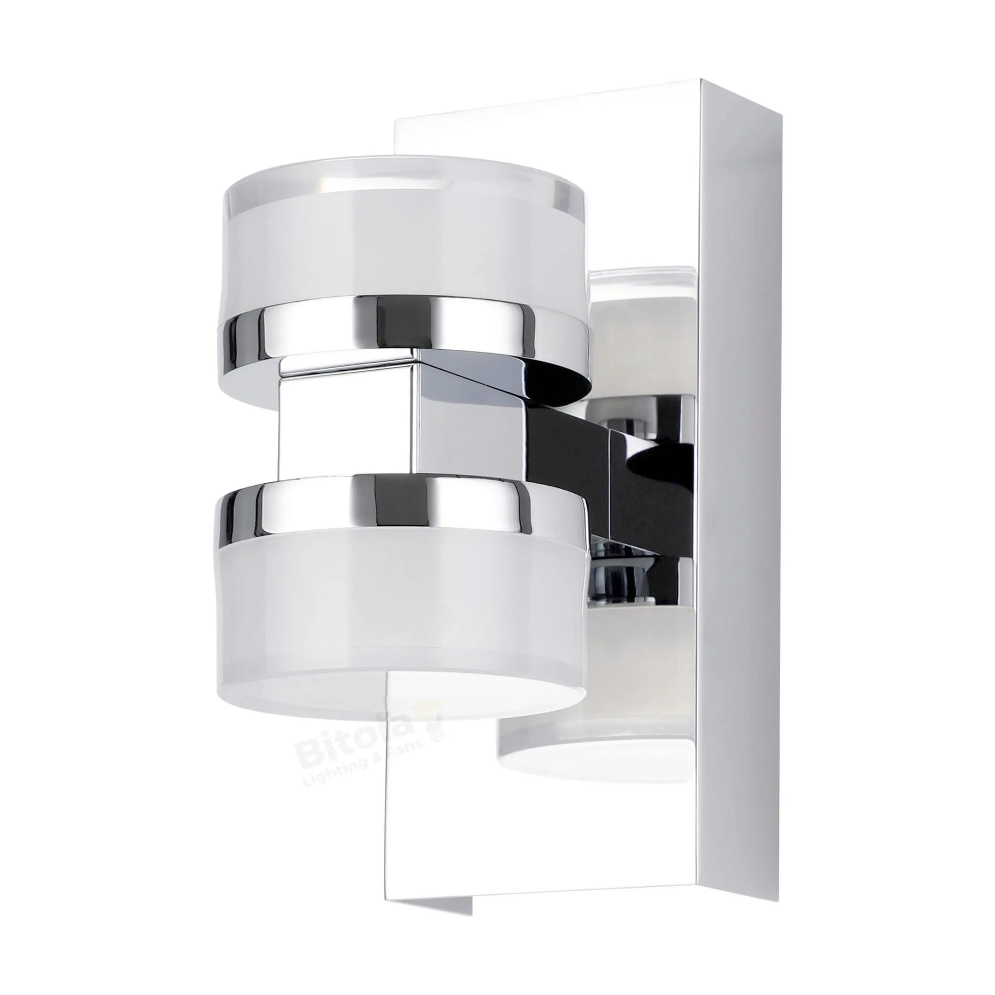 Eglo Romendo 2 Chrome Tri-Colour 10w LED Wall Light / Bathroom Vanity