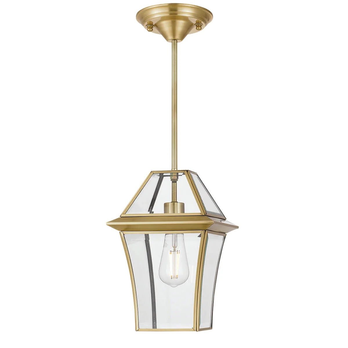 Telbix Rye 20 Solid Brass Indoor / Outdoor 1 Light Ceiling Pendant