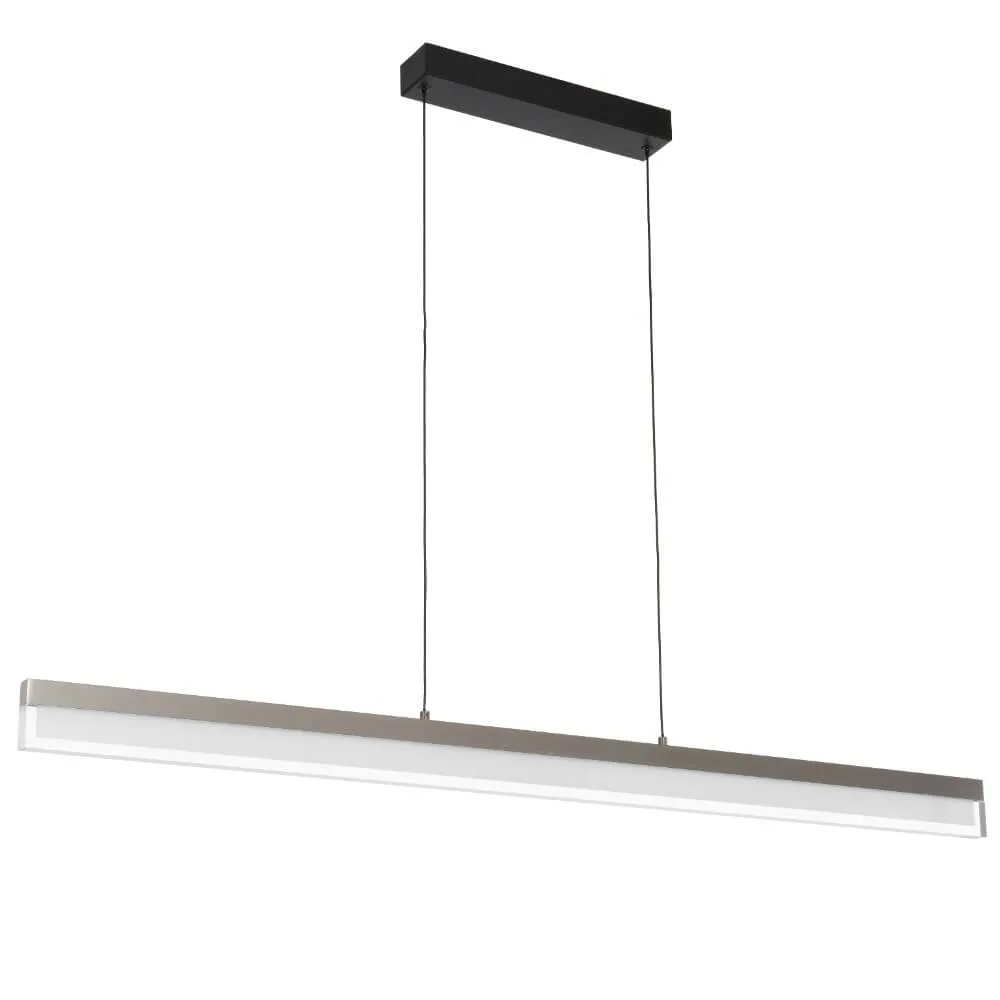 Telbix Salas Linear Pendant Pearl/Grey