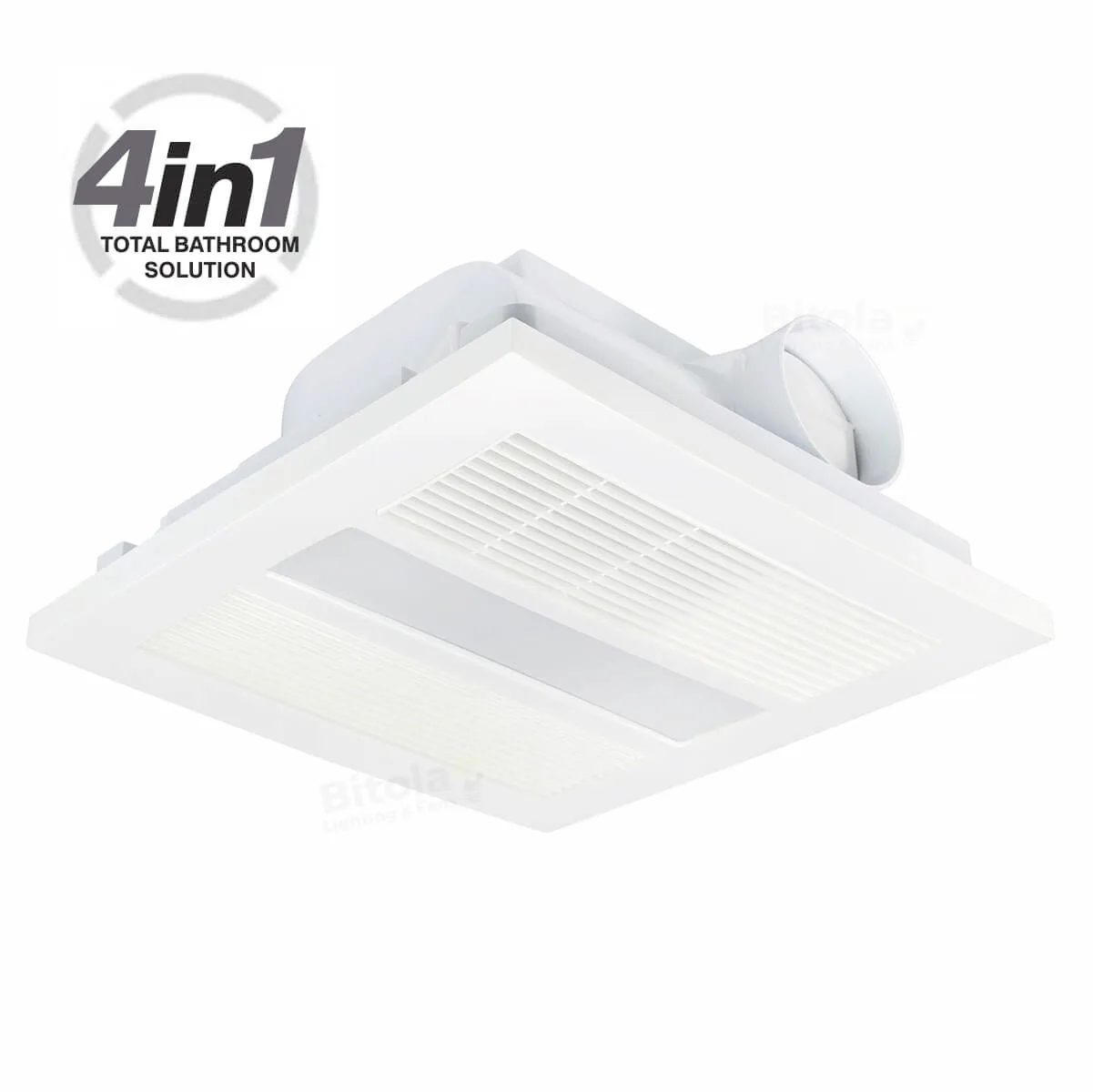 Brilliant Solace 4-in-1 Bathroom Heater/Cooler/Exhaust/Light