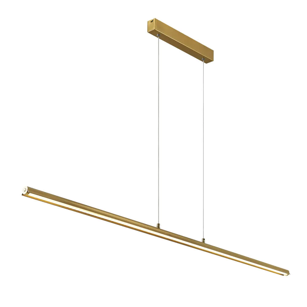 Telbix Sumner Linear Pendant Brass
