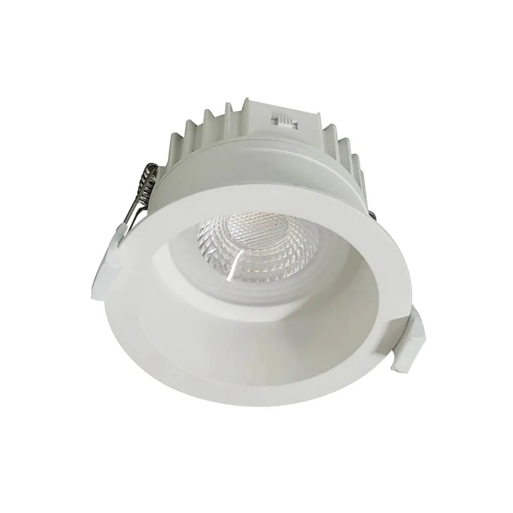 Telbix Macro 105 White Low-Glare Tri-Colour 9w LED Downlight