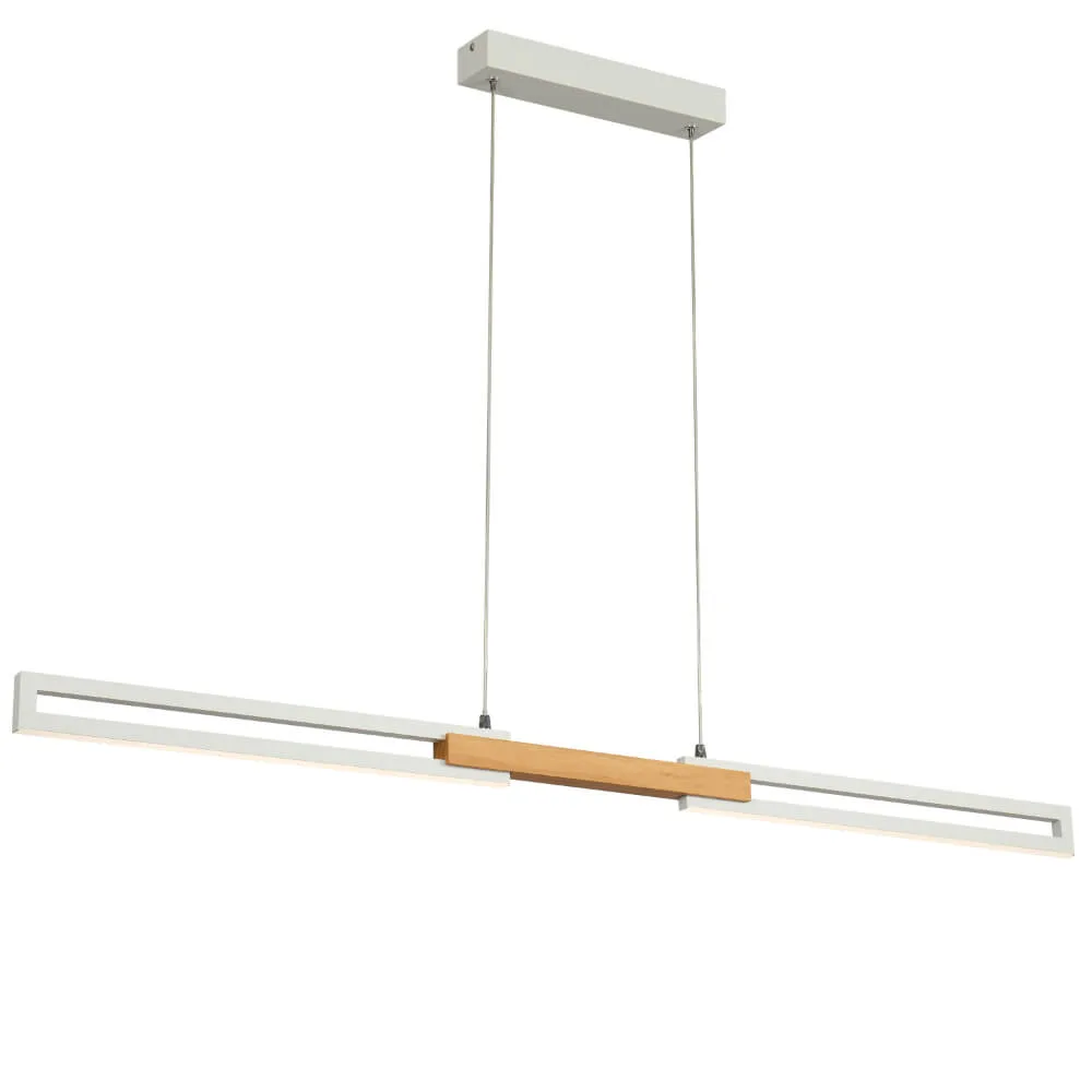 Telbix Thorin 120cm Linear Pendant White