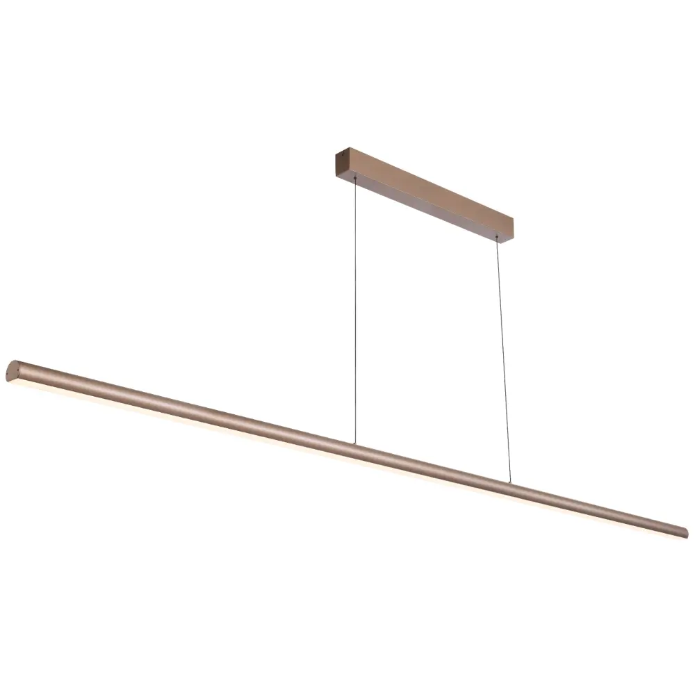 Telbix Torben 240cm Linear Pendant Brown