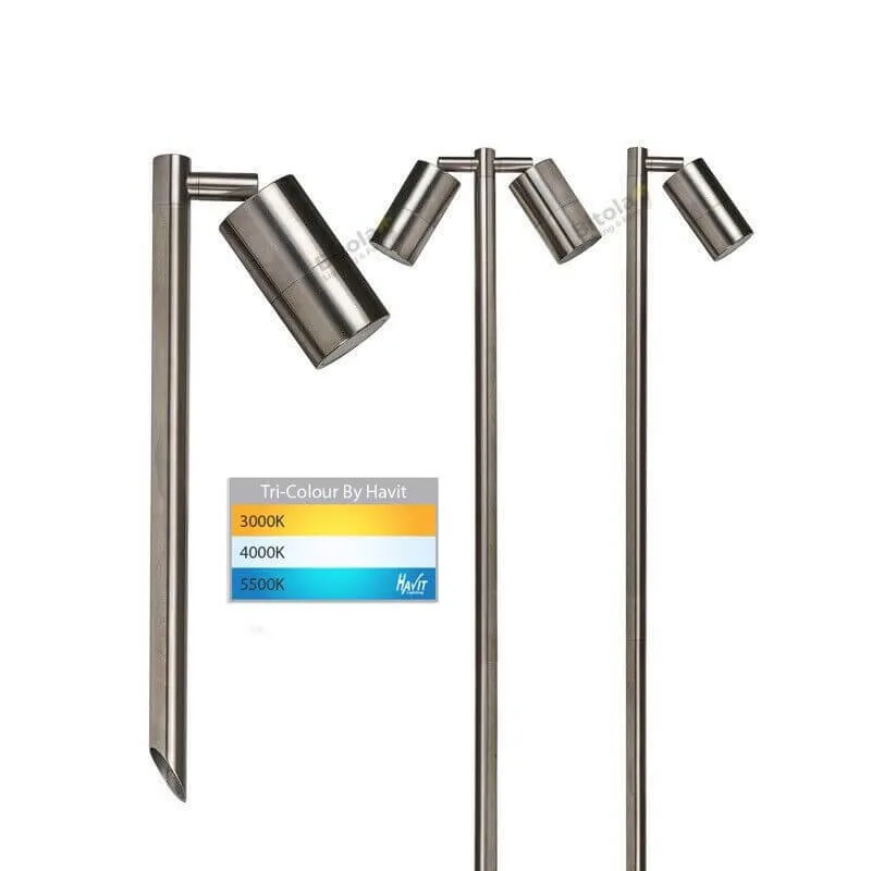 Havit Tivah 316 Stainless Steel Spike Lights 405mm / 1000mm - Single or Twin Head