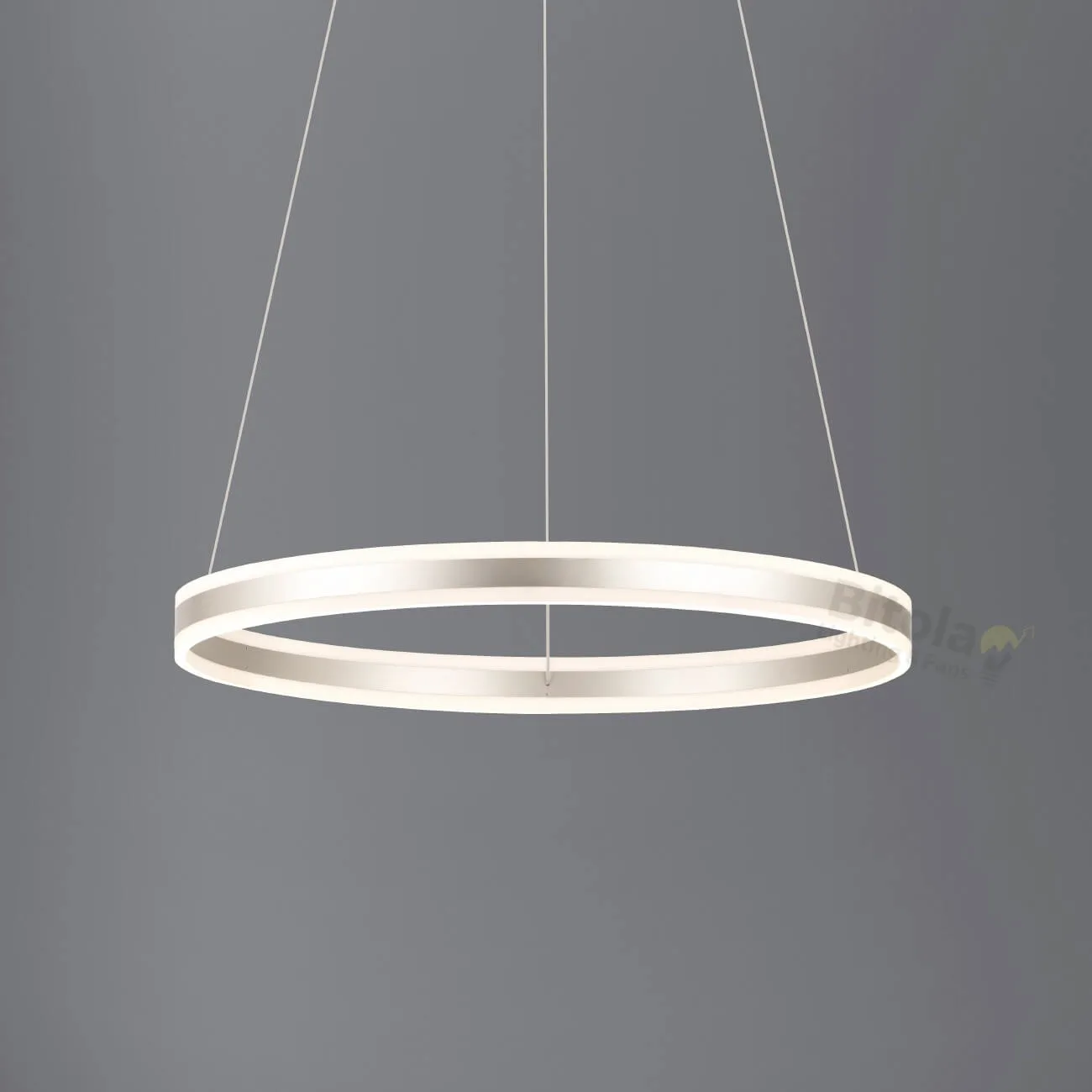 Eglo Tonarella 1 Halo Ring 80cm Dimmable LED Ceiling Pendant Light in Champagne